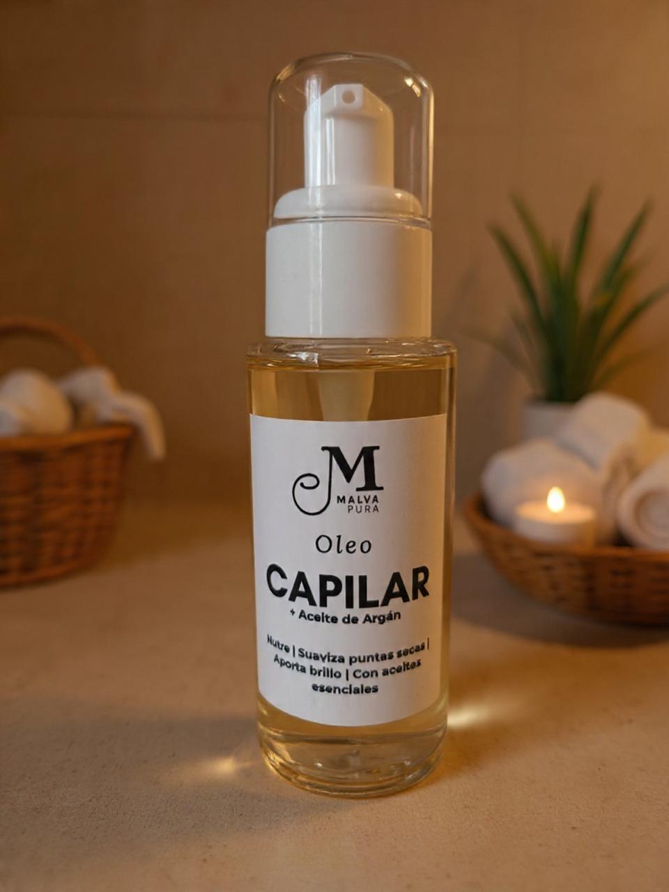 Aceite capilar con Argán